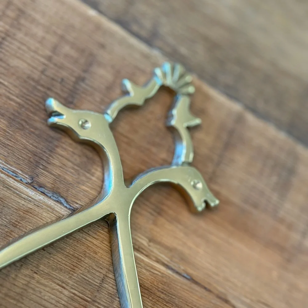 2 Colonial Williamsburg Restoration Brass Sconce. Solid | BACKPLATES ONLY